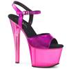 Pleaser - SKY308WHG Sandale à bride à la cheville, Pole dance chaussures - Chaussures de pole dance - Rose/Transparent Product image